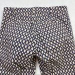 Anthropologie  Cartonnier Geometric Printed Stretch Crop Skinny Pant‎ Size 0 Photo 8
