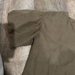 Ulla Johnson Marcelle Olive Cotton Twill Tunic Ruffle Dress 2 Photo 14