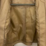 VERO MODA Love Faux Leather/Coated Zip Up Short Jacket in Cognac Photo 6
