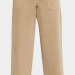 Joie  cotton brown utility wide leg crop pant 8 Photo 0