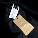 SheIn Woman's Midi Length Puffer Vest Hoodie in Black, Size S Photo 1