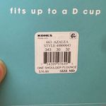 Bal Harbor NWT Pinks Blues White Floral Print Swim Top One Side Straps Sz M Pink Size M Photo 9