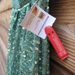 Mac Duggal NWT  5687 SEQUINED ONE SHOULDER DRAPED LACE UP GOWN Photo 12