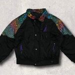 st. john's bay ★ St. John’s Bay (Vintage) 90’s Multicolor Leopard Print Full-Zip Windbreaker ★ Photo 5