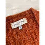 Willow and Wind Brown Ribbed Knit V Photo 4