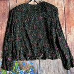 PAPÉLL BOUTIQUE Evening Black Silk Beaded Blazer Size L Size L Photo 1