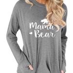 Mama Bear Shirt Gray Size XL Photo 0