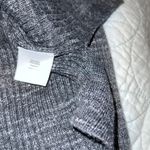 st. john's bay  petite medium heather charcoal long sleeve pullover ribbed shirt Photo 7