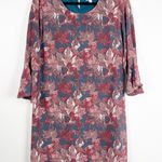 Garnet Hill Women's Floral Silk Shift Dress Sz 6 Photo 0