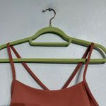 Lululemon Rustic Coral Quiet Within Strappy Sports Bra Sz 8 Photo 2