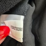 Boston Proper  Black Floral Embroidered Mesh Bomber Jacket size Small Photo 9