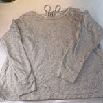 Liz Claiborne Light Gray Textured Top Photo 0
