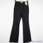Madewell NEW  Skinny Flare Jeans in Black Frost‎ Wash, 25 Photo 3