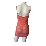 Free People  intimates small sheer ruched mini bodycon slip dress sexy lingerie Photo 1