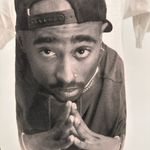 Chemistry Tupac Shakur Poetic Justice White & Black Cotton T-Shirt Size Small Photo 2