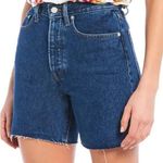 Lucky Brand  women’s traveler cut off dark denim short 16/33 5 button front nwt Photo 0