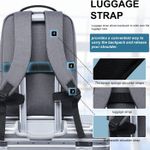 Laptop Backpack 15.6 Inch, Business Slim Durable Laptops Travel Backpacks Photo 2