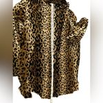 Impressions  Lifestyle long sleeve leopard print velvet shirt‎ Photo 5