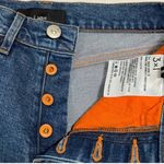 3x1 NEW  MIMi CUTTRELL Kelli Flared Slit High Rise Jeans Button Fly size 25 Photo 9