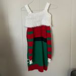 Major Label Group Christmas Elf Sweater Dress XS Holiday Knit Photo 1