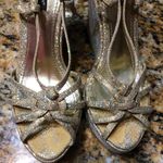 Dolce & Gabbana  Gold Glitter Wedges sz38 8US Photo 6