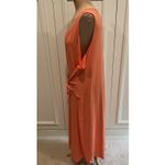 Anybody Cozy Knit Wrap Front Tank Maxi Dress Resort‎ Beach Vacay Orange Size 3X Photo 3