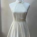 Lulus White Dress with Lace Trim Photo 2