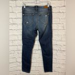 Judy Blue  Distressed Skinny Fit Jeans with Red Details, sz 9 Photo 1