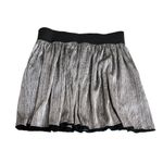 Zadig & Voltaire Pleated Mini Skirt Jaffar Silver Size Medium 38 Photo 1