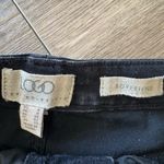 LOGO By Lori Goldstein  Black Pleated Denim Skirt Photo 3