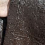 Pelle Pelle 💖  Brown Leather Pants - Y2K Lace Up Details Photo 4