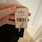 My Michelle  Black Mini Pencil Skirt with Slit Photo 3