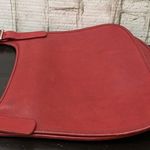 Coach Vintage 9131 Legacy Saddle Red Leather Flat Crossbody Shoulder Bag Photo 4