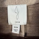Joie  Long Open Cardigan Beige Neutral Long Sleeves Pockets Duster Women's Medium Photo 3