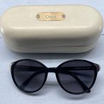 Chloé Chloe Sunglasses Womens Black Frames Dark Lenses Comes Tortoise Style W COA Photo 0