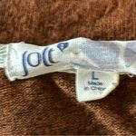 Jolt Orange Brown Embellished Long Sleeve Top Size Large Photo 2