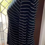 Ralph Lauren Lauren  Black & Whit Stripe Top size Medium Photo 0