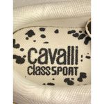Cavalli class womens Chunky sneakers size 39 white/gold/leopard New White Photo 7