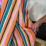 DUBGEE by Whoopi Boxy Colorful Stripe Pocket Sleeveless Dress Photo 6