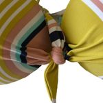 new Dalcosta ❤︎ Brazil Padded 2 Ways to Wear Bikini Top with Bow ❤︎ Stripe Print Size L Photo 8