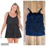 Awesome New Swim 365 Black Tiered Swim Dress! Size undefined Photo 1