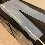 Mother The Vamp on the road destroy skinny jeans, pinstripes, distressed, sz 28 Blue Photo 9