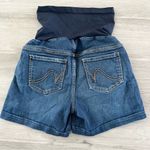 Indigo Blue  by Destination Maternity Secret Fit Belly Over Belly Denim Shorts XS Photo 2