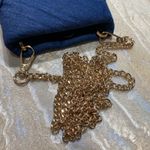 A New Day Cell Phone Blue With Gold Strap Crossbody Purse Bag Photo 4