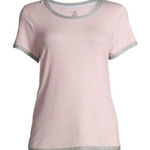 NWT Secret Treasures Essentials Women’s Plus XL Crew Neck Sleepwear Top Cozy PJs Pink Photo 0