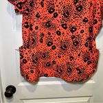 Heart soul  Orange/Coral Animal Print Short Sleeve Scrub Top size 3XL Photo 6