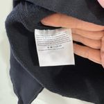 Lululemon black braided sleeve cropped pullover sweater size 8, style #LW3EVVS Photo 5