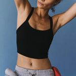 Free People FP Movement All Clear Rib Crop Black Camisole Tank Medium/Large NWT Photo 0