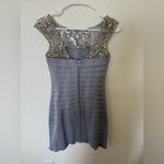 Sherri Hill  Gray Bodycon Dress Size 2 Photo 2