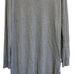 Cloth & Stone Gray Sweatshirt Tunic Mini Dress Lace Up Side NWT M Photo 0